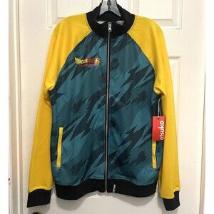 Dragon Ball Z Super: Super Hero Group Key Art Track Jacket - Men's Sz M - NWT